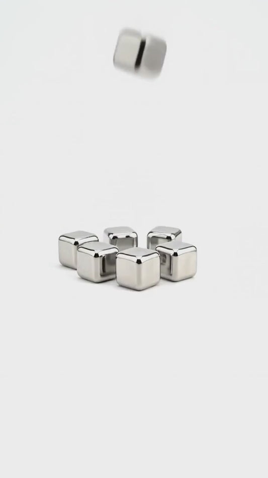 Koolcube Stainless Steel Ice Cubes - Non-Diluting, Eco-Friendly, Reusable Drink Chillers